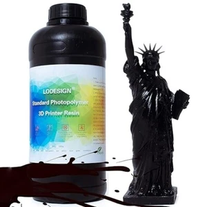 LODESIGN 3D Printer Resin Standard Photopolymer 405nm Low Shrinkage 500G Black - Picture 1 of 4