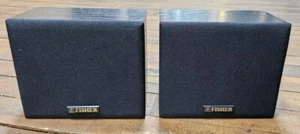 FISHER WS-R424 Vintage Speaker System Surround ( 1 Pair) Wood Laminate - Picture 1 of 4