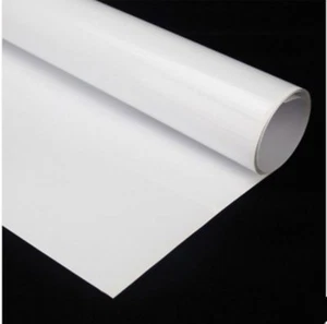 White Writing Film Dry Erase Board Home Office Use 60''x20'' Whiteboard FILM - Picture 1 of 12