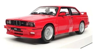 Burago 1/24 Scale Diecast 18-21100 - 1988 BMW 3 Series M3 - Red - Picture 1 of 5