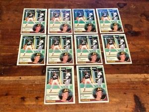 LOT OF 10 1983 TOPPS VINTAGE BASEBALL CARD - #38 TIM FLANNERY EXMT OR BETTER  - Picture 1 of 2