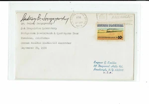 Space Mariner 10 Mercury 1974 Covers Signed DR. ANDREY SERGEYEVSKY Navigation !! - Picture 1 of 2