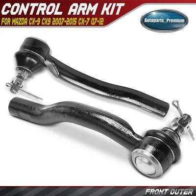 2x Extremo de barra de amarre de dirección exterior delantera para Mazda CX-9 CX9 2007-2015 CX-7 2007-2012 Foto 1 de 4