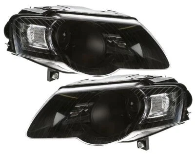 Faro proiettore per volkswagen vw passat 3c b6 05-10 nero + kit attuatore nuovo - Immagine 1 di 3