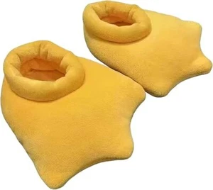 Cartoon Duck Feet House Slippers Cute Fluffy Claw Paw Indoor Shoes - Picture 1 of 7