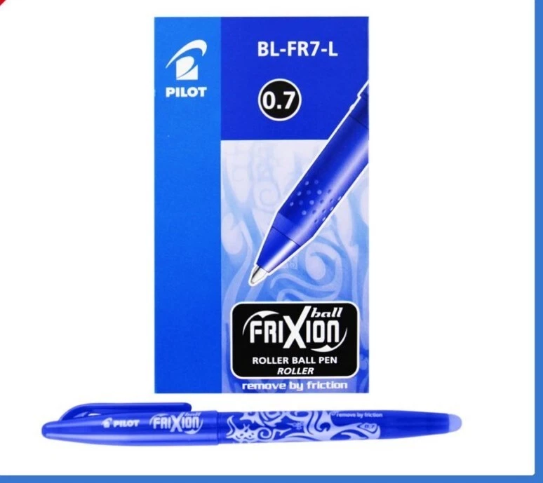 Penne Roller Pilot Frixion fine 0.7 Blu X12