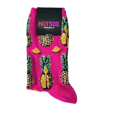HOTSOX Women's Pink Pineapple Themed Socks - Image 1 of 4