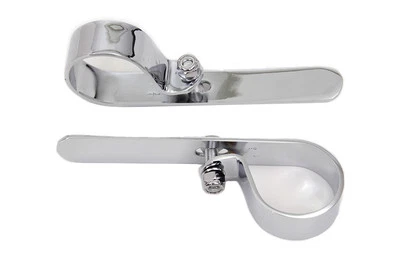 Juego de abrazaderas de escape cromadas "P" Harley permite montaje tipo universal Foto 1 de 4