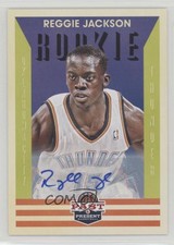 2012-13 Panini Past & Present Signatures Reggie Jackson #194 Rookie Auto RC
