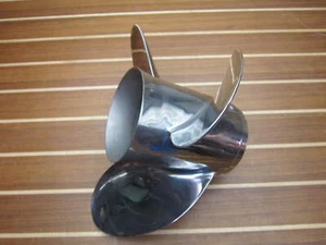 Stainless Steel 14.25" X 15 LEFT Turning Propeller Michigan Rapture XHS 993012 - Picture 1 of 4
