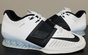 ZAPATOS DE GIMNASIO NIKE ROMALEOS 3 BLANCOS NEGROS PARA HOMBRE 852933-101 (TALLA 14) - Imagen 1 de 13