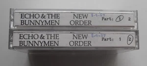 ECHO & THE BUNNYMEN / NEW ORDER LIVE RED ROCKS DENVER 08.09.1987 AUDIO TAPE x 2 - Picture 1 of 4