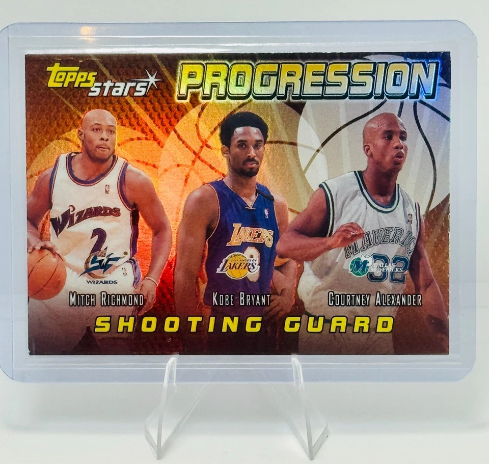 2000-01 Topps Stars #P4 Kobe Bryant/Richmond/Alexander Progression SP refractor Foto 1 de 3