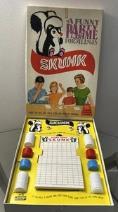 Vintage 1968 SKUNK Party Game Schaper No 250 Made In USA Don't Roll A Skunk! - Bild 1 von 8
