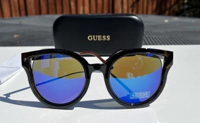 GUESS Women’s Sunglasses - Brown - Blue Mirrored- GF0323 S 53X - Image 1 of 4