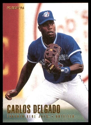 Carlos Delgado 1996 Fleer #272 Azulejos MLB LEER ENVÍO GRATUITO AutographDen Foto 1 de 2