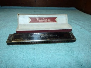 Vintage Schmetterling Mundharmonika mit Box besetzt Japan Nippon Gakki Seiko Kabushiki - Bild 1 von 14