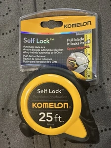 Komelon SL2925 Self Lock 25-Foot Power Tape New - Picture 1 of 2