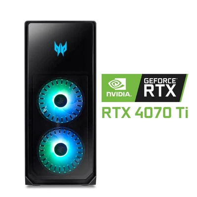 Computadora de escritorio Acer Predator Orion 5000 NVIDIA GeForce RTX 4070Ti certificada reacondicionada Foto 1 de 4