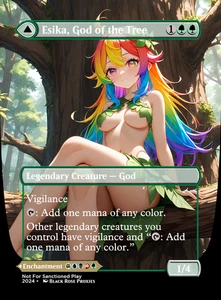 Esika, Dios del Árbol/El Puente Prismático - Magic The Gathering Anime Personalizado - Prueba de Juego - Imagen 1 de 2