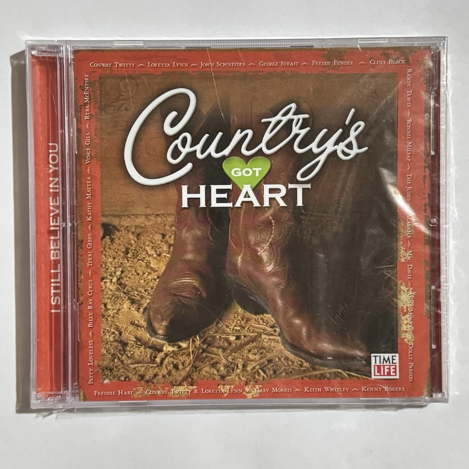 Country's Got Heart New Sealed CD, 2010, 2 Disc Set, Time Life - Image 1 of 2