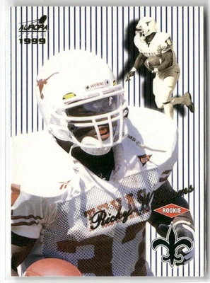 1999 PACIFIC AURORA #94 RICKY WILLIAMS PINSTRIPES NEW ORLEANS SAINTS RC - Image 1 of 2