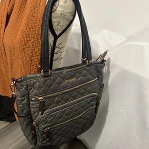 MZ Wallace Tasche/Schultertasche gesteppt grau - Bild 1 von 12