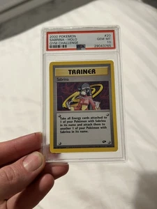 PSA 10 Sabrina Holo Rare #20/132 Gem Mint Pokemon Gym Challenge Trainer Card - Bild 1 von 8