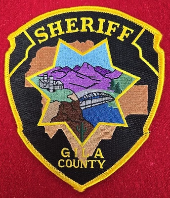 GILA COUNTY ARIZONA colorful SHERIFF POLICE PATCH - Image 1 of 2