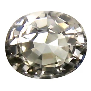0,66 ct angenehmer Ovalschliff (5 x 5 mm) Ceylon gelber Saphir echter Edelstein - Bild 1 von 1