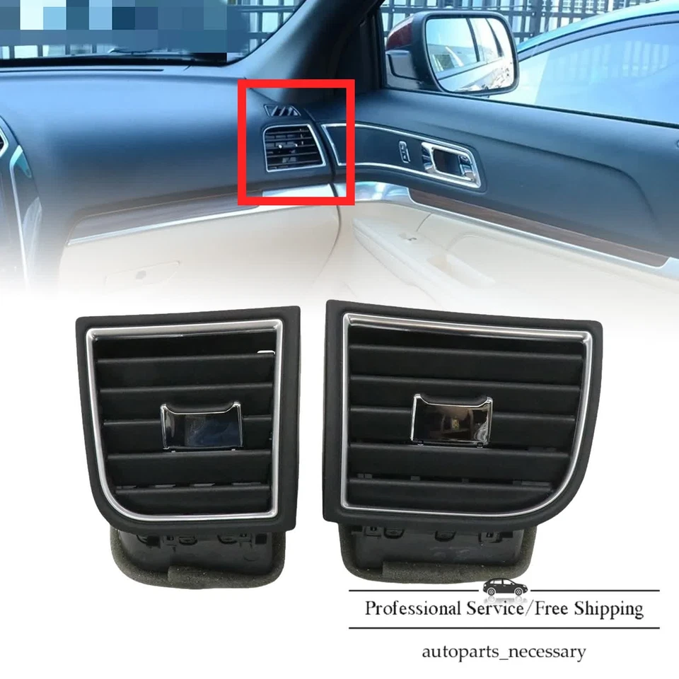 Passenger&Driver Front Driver Air Vent Louvre Assembly For 2016-19 Ford Explorer - Imagem 1 de 4
