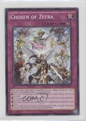 Chosen of Zefra Unlimited YuGiOh Crossed Souls Base Set #CROS-EN071 - Image 1 of 2