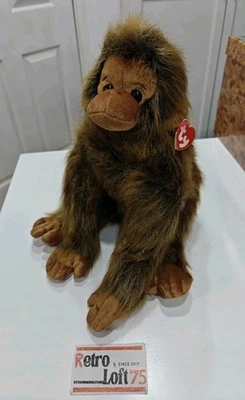 Vintage 1999 Ty Classic Beanie Buddy Monkey "Jake" 16" Plush.Excellent Condition - Image 1 of 4
