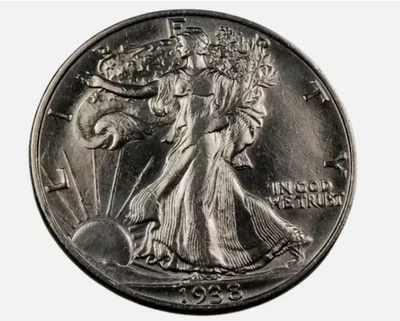 1938-D 50c Walking Liberty Half Dollar XF40 ** KEY DATE! - Image 1 of 2