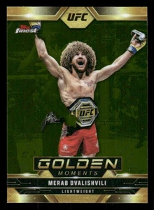 Topps Finest UFC #GM-8 2025 Merab Dvalishvili Golden Moments - Imagen 1 de 2