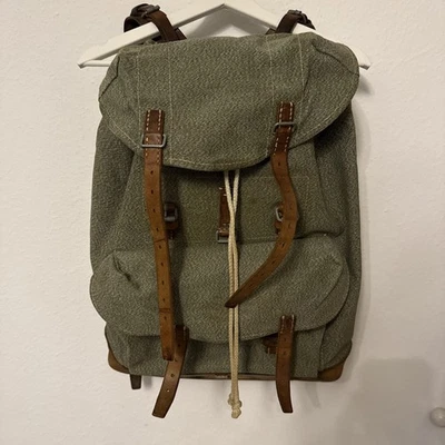 Schweizer Armee Rucksack Salz / Pfeffer A. Miserez Champagne 56 - Bild 1 von 4