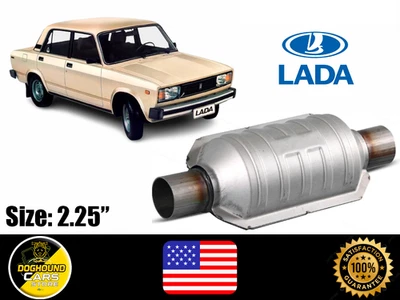 Convertidor Catalítico Para Todos Lada 2.25" Alta Calidad Bajo Mantenimiento Foto 1 de 4