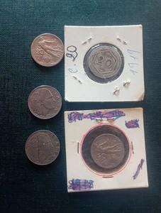Lotto 20 Cent. V.E.lll 1912/19/21/39/41 - Foto 1 di 8