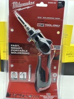 ¡¡CARGADOR Y BATERÍA de soldador inalámbrico Milwaukee 2488 M12!!! Foto 1 de 4