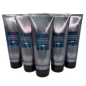 (5) Bath & Body Works COUNTDOWN TO MIDNIGHT Men Ultimate Hydration Body Cream - Picture 1 of 2