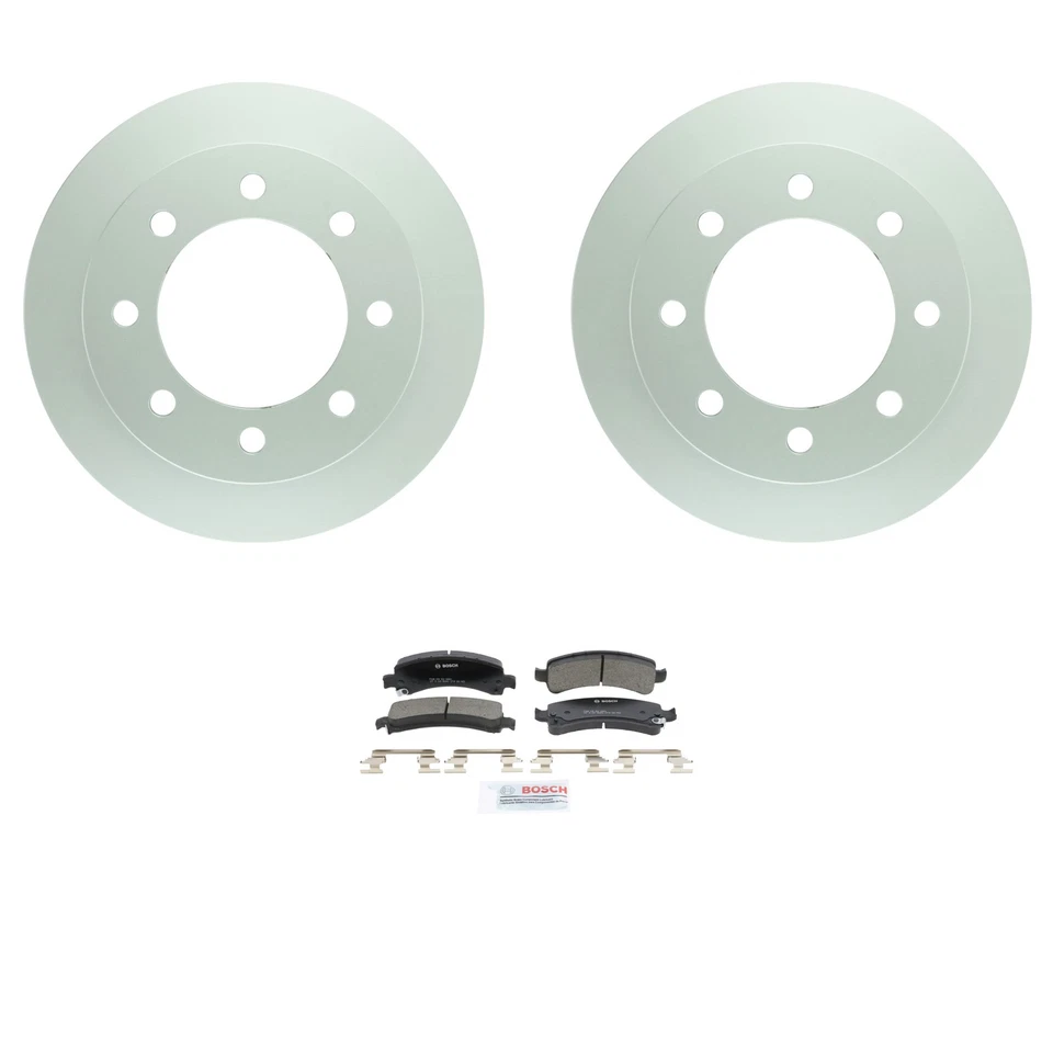 Kit de rotores traseros y pastillas de freno de disco de cerámica Bosch QuietCast para GMC Savana 2500 Foto 1 de 1