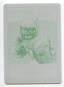2020 Legacy Printing Plate Yellow Rob Gronkowski 1/1 New England Patriots - Picture 1 of 2
