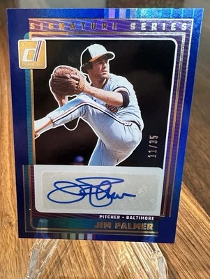 Béisbol Panini Donruss Jim Palmer 2025 automático 11/35 - serie Signature Foto 1 de 2