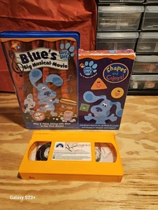 Blue's Clues VHS Lot - Musical, Shapes Colors, Treasure Hunt, Nick Jr, Paramount - Picture 1 of 8