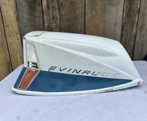 Evinrude Johnson Fisherman Boat Motor Hood. - Bild 1 von 10
