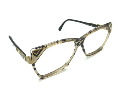 Gafas CAZAL MOD 324 COL668 Negro Dorado Marrón De Colección 60-12 135 W Alemania Nuevas de Lote Antiguo Foto 1 de 4