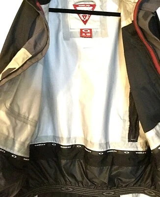 OAKLEY ROCKET FUEL XL JACKET Full Zip Black Gray Ski Snowboard Trail Hiking Coat - Image 1 of 4