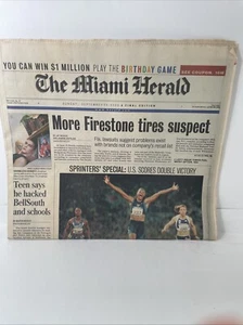 Miami Herald 24. September 2000 Final Edition Summer Olympics Sprinters Special - Bild 1 von 3