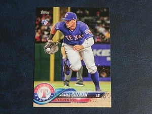 2018 Topps Update Baseball ROOKIE US105 Ronald Guzman Texas Rangers - Picture 1 of 2