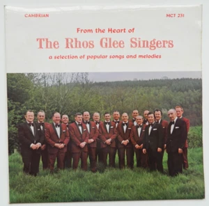 SIGNED Rhos Glee Singers From the Heart of LP Vinyl Record Cambrian 1975 MCT231 - Picture 1 of 6